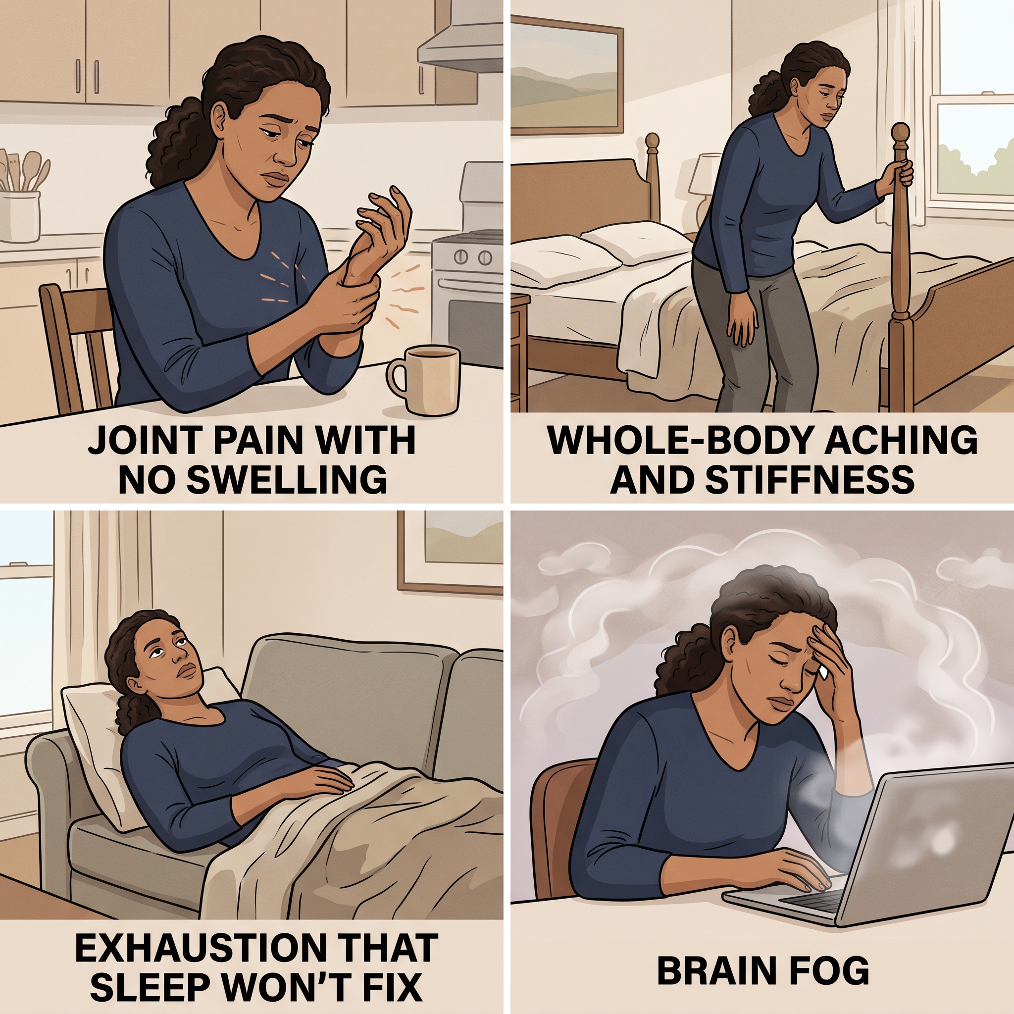 The four lupus symptoms the labs never explained